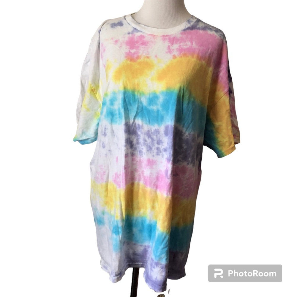 Gildan Unisex Tie Dye Colorful T-shirt size Extra Large